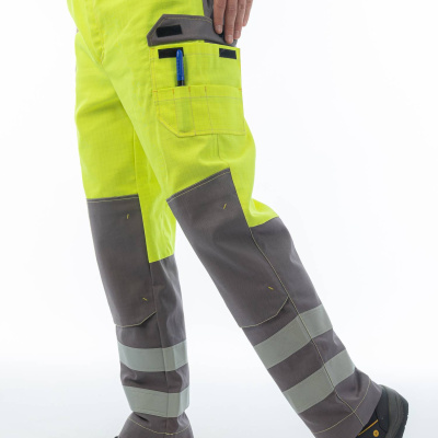 Полукомбинезон мультизащитный BRODEKS MS48-61, желтый/серый