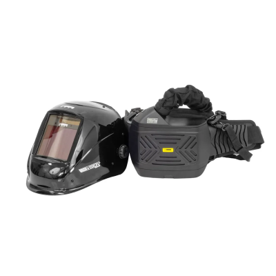 Маска сварочная КЕДР К-704Т PRO с турбоблоком черная