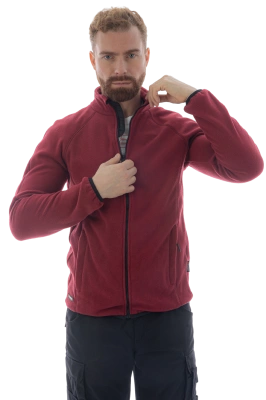Толстовка флисовая BRODEKS KS211, бордо