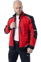 Куртка BRODEKS KS202, красный/черный
