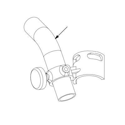 Трубка подачи флюса ESAB Flux Tube (Bent) A6 Трубка подачи флюса ESAB Flux Tube (Bent) A6