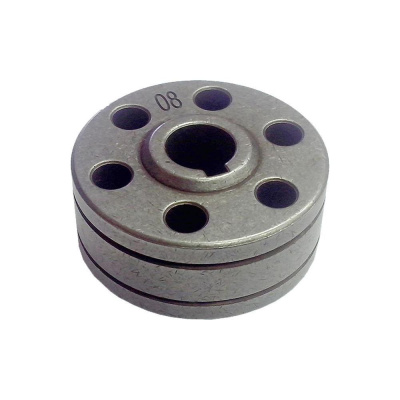 Ролик подающий HUGONG MIG/STICK 250D III (400V) (0.8-1.0 V type - сталь ) (37х10х15/18) / Feed roller 20200