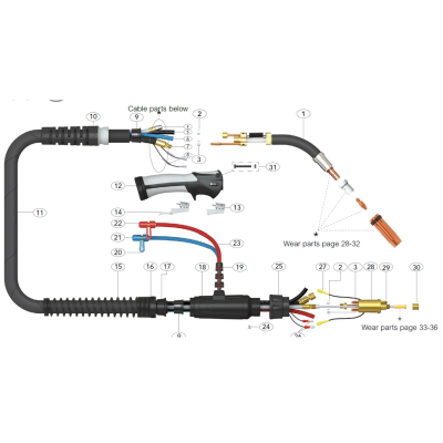 Гусак горелки КЕДР MIG-550 EXPERT №1 (8018816)