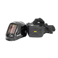 Маска сварочная КЕДР К-704Т PRO с турбоблоком черная