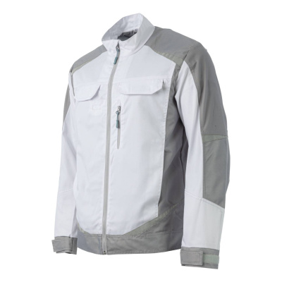 Куртка BRODEKS KS202, белый/серый (S) (KS202WHITES)