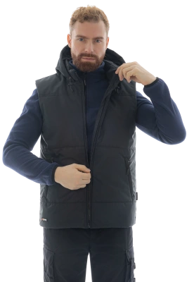 Жилет утепленный BRODEKS KW112, черный