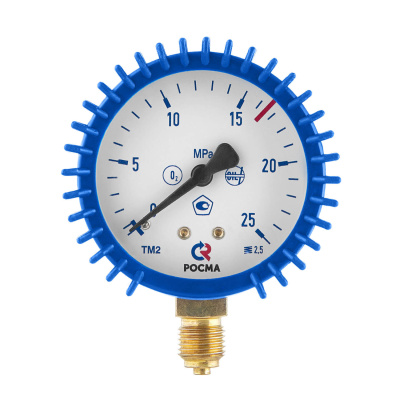 Манометр ПТК 25,0 МПа, ф 63 мм, G1/4, кислород (001.050.917) Манометр ПТК 25,0 МПа, ф 63 мм, G1/4, кислород (001.050.917)