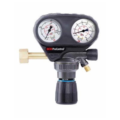 Редуктор кислородный GCE ProControl OX - 200/10 бар, вх. W 21,8x1/14" ; вых. G1/4"; 30 м3/ч