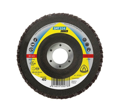 Круг лепестковый тарельчатый Klingspor Kronenflex SMT 324 GER 60 125X22,2