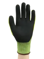 Перчатки рабочие противоударные BRODEKS GC-22i, серый/черный/желтый