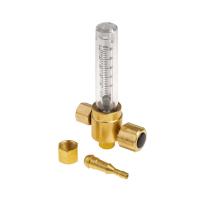 Ротаметр GCE Аргон/CO2 2.5 Бар, 0-32 л/мин вх. G3/8", вых. G3/8"+ниппель