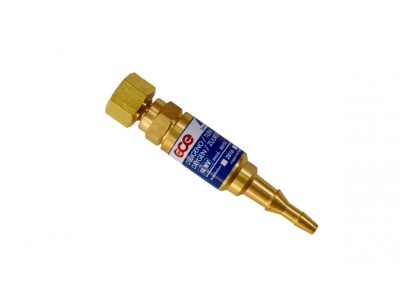 Затвор предохранительный GCE MV 93 - (кислород) вход резака/горелки  G1/4" (81910)