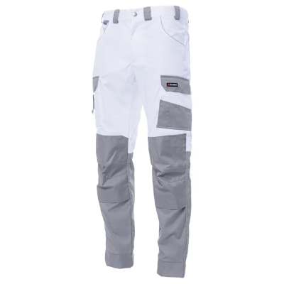 Брюки BRODEKS KS302, белый/серый