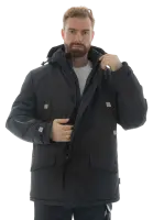 Куртка-парка зимняя BRODEKS KW204, черный