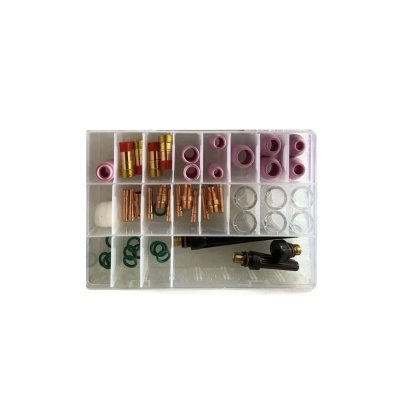 Комплект принадлежностей HUGONG для TIG горелки WP49 (49 предметов) / TIG Torch WP49 piece set/HW