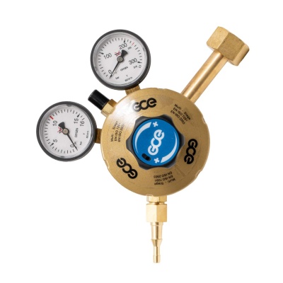 Редуктор двухступенчатый GCE S2+ О2 200/10 bar вх. G3/4", вых. G3/8"  однокорпусный