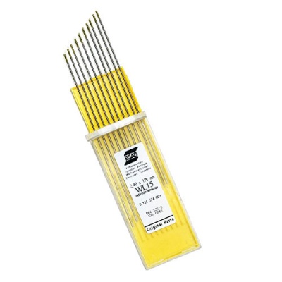 Электроды ESAB Tungsten WL-15 Gold (Золотистые) вольфрамовые