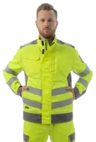 Куртка мультизащитная BRODEKS MS28-61, желтый/серый