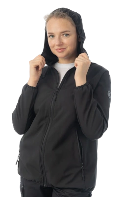 Куртка софтшелл женская BRODEKS KS248, черный