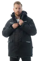 Куртка-парка зимняя BRODEKS KW215, черный