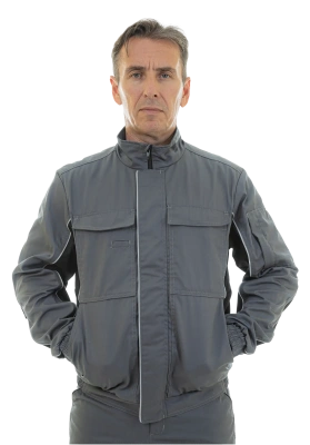 Куртка BRODEKS KS201, серый/черный