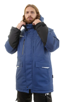 Куртка-парка зимняя BRODEKS KW215, синий