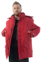 Куртка-парка зимняя BRODEKS KW204, красный