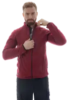 Толстовка флисовая BRODEKS KS211, бордо
