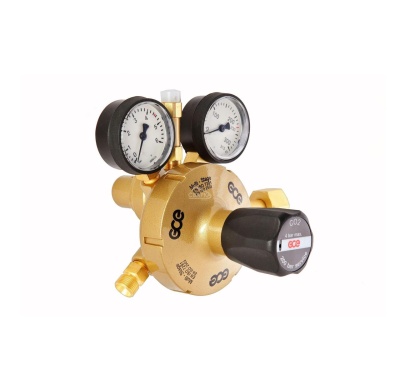 Редуктор двухступенчатый GCE S2+ CО2 200/0,7 bar вх. G3/4", вых. G3/8", 2,5 м3/час,  однокорпусный