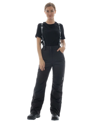 Полукомбинезон зимний женский BRODEKS KW405, черный