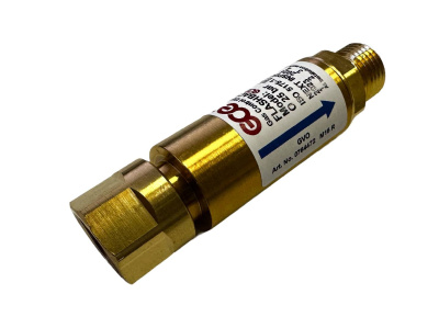Затвор предохранительный GCE SG-3 (SP 34/FR 34, GVO 10) Кислород вх./вых. M16x1,5 (0764472)