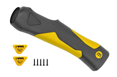 Рукоятка для горелки КЕДР TIG-18 PRO TIG-26 PRO с винтами и наклейкой (8005814) Рукоятка для горелки КЕДР TIG-18 PRO TIG-26 PRO с винтами и наклейкой (8005814)