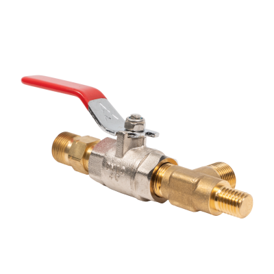 Шаровой кран с коленом GCE Dinline/Dinflow (Горючие газы) G3/8"LH