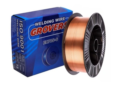 Проволока GROVERS ER70S-6 ф 0,8 мм (15,0кг) (W-ER70S-6-08-15)