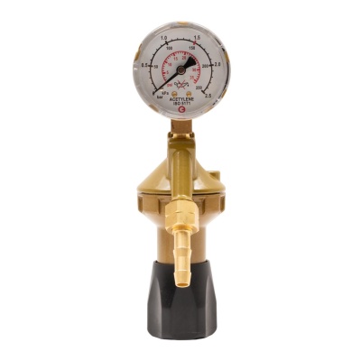 Редуктор сетевой GCE Dinline Ацетилен; -/1,5 бар; вх. G3/8"LH, вых. G3/8"LH