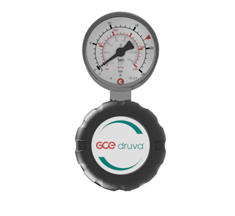 Регулятор баллонный линейный GCE Druva четырехпортовый из нержавеющей стали