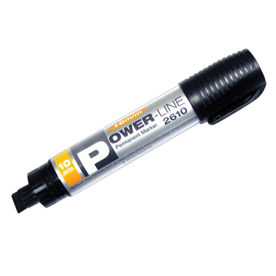 Маркер перманентный Line Plus PER-2610 промышленный черный, скошенный, 10мм, PER-2610 Маркер перманентный Line Plus PER-2610 промышленный черный, скошенный, 10мм, PER-2610