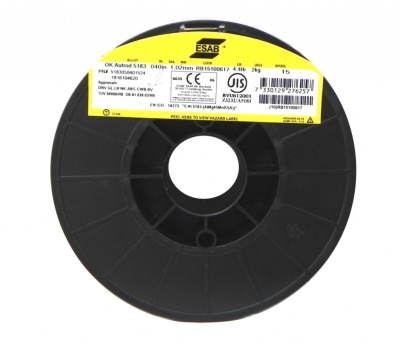 Проволока сварочная ESAB OK Autrod 5183 (OK Autrod 18.16) Проволока сварочная ESAB OK Autrod 5183 (OK Autrod 18.16)