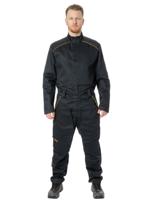 Комбинезон сварщика BRODEKS FS58-02, 2 класс, черный