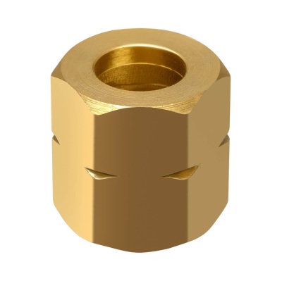 Гайка накидная ПТК М12х1,25LH, латунь Гайка накидная ПТК М12х1,25LH, латунь