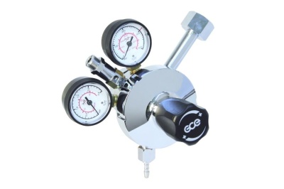 Редуктор двухступенчатый GCE S2+ О2 200/4,0 bar вх. W21,8x1/14", вых. G1/4",12 м3/час, однокорпусный