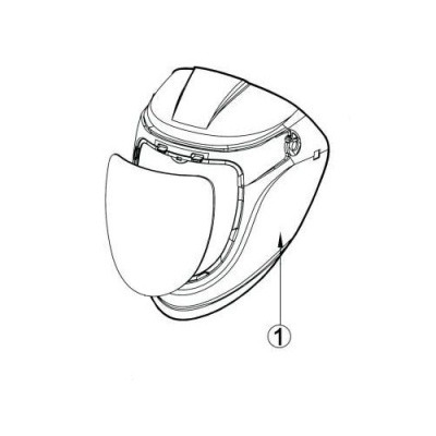 Корпус маски ESAB Main shell G30, G40, G50