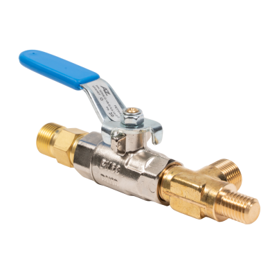 Шаровой кран с коленом GCE Dinline/Dinflow (Кислород) G3/8"