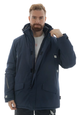 Куртка-парка зимняя BRODEKS KW204, синий