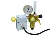 Редуктор углекислотный GCE DIN ARG 24 V - Аргон/CO2 - 200/10 бар, вх. G3/4"; вых. G1/4"; с подогрев. 24 V