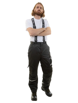 Брюки зимние BRODEKS KW304, черный