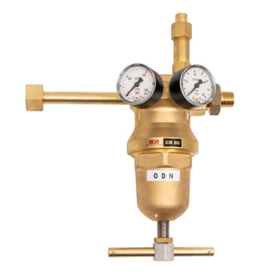 Регулятор GCE CR 60 Кислород/Инертные газы 200/50 бар вх. G3/4, вых. G1/2; 400 м3/час