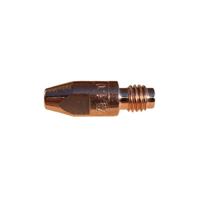 Наконечник контактный ESAB M8, 1.0мм (.040") L 30мм CuCrZr Наконечник контактный ESAB M8, 1.0мм (.040") L 30мм CuCrZr