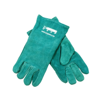Перчатки сварочные КЕДР КС-15 ЛЮКС, зеленые