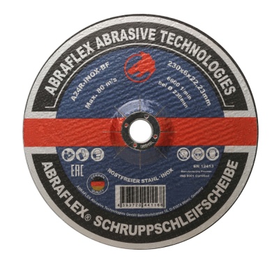 Круг зачистной Abraflex 230x6x22,23 A-24R INOX BF (нерж)